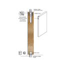 Ver imagem 4 de Pivô de Embutir para 280kg aço Inox