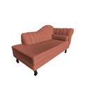 Ver imagem 4 de Recamier Decorativo Divã Amsterdã 187cm Lado Esquerdo Bouclé Terracota