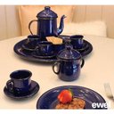 Ver imagem 4 de Cafeteira Tradicional Esmaltada Azul 1,1 L Ewel