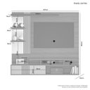 Ver imagem 3 de Painel Safira Para Tv Até 49 Polegadas - Noronha/off White