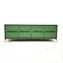 Ver imagem 5 de Balcão Buffet Paraty 220 Cm Laca Pés Metal e Palhinha Verde