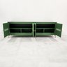 Balcão Buffet Paraty 220 Cm Laca Pés Metal e Palhinha Verde - 3