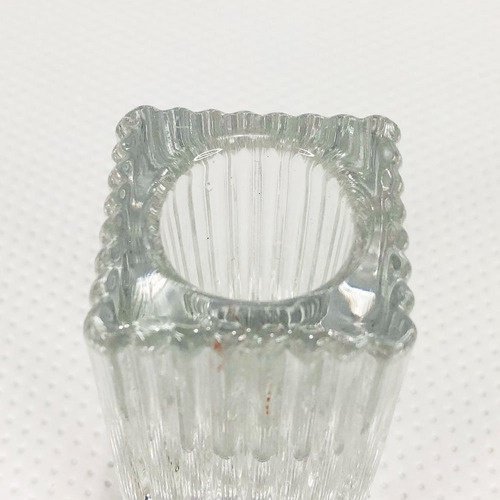 Castiçal de Vidro Transparente para Velas Decorativo Chique - 2