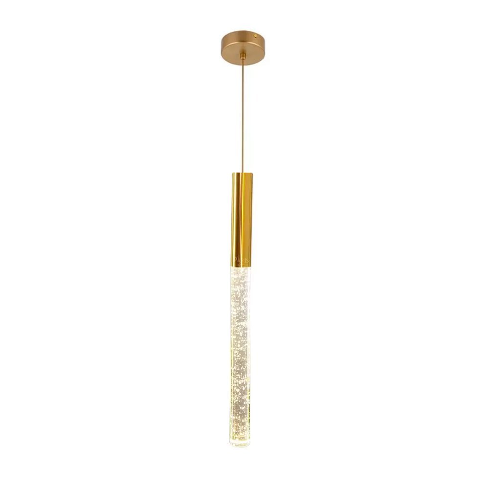 PENDENTE MIX DOURADO CRISTAL ACRILICO XS-204 Axu - 8