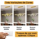 Ver imagem 5 de Lustre Pendente Moderno Sinus Led 45w 3 em 1 em Alumínio Dourado para Ambientes Sofisticados