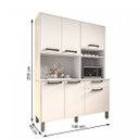 Ver imagem 4 de Cozinha Compacta 6 Portas 1 Gavetas Senna Sallêto Móveis