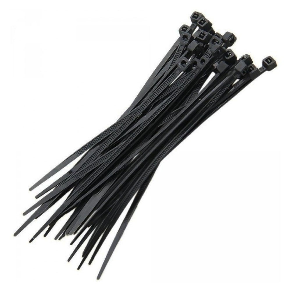Abraçadeira de Nylon Preto 50 Uni Enforca Gato Cinta Plastica 370mm x 7mm
