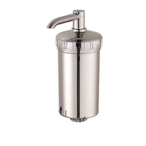 Corpo de Filtro com Elemento Filtrante Meber Metais Cinza/Cromado