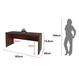 Mesa para Escritório 163cm ME4109 - 5