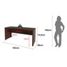 Escrivaninha Mesa Escritório 163cm ME4109 - 6