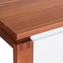 Ver imagem 6 de Buffet Aparador 3 Portas 1 Gaveta 140cm Craft Branco/Garapa