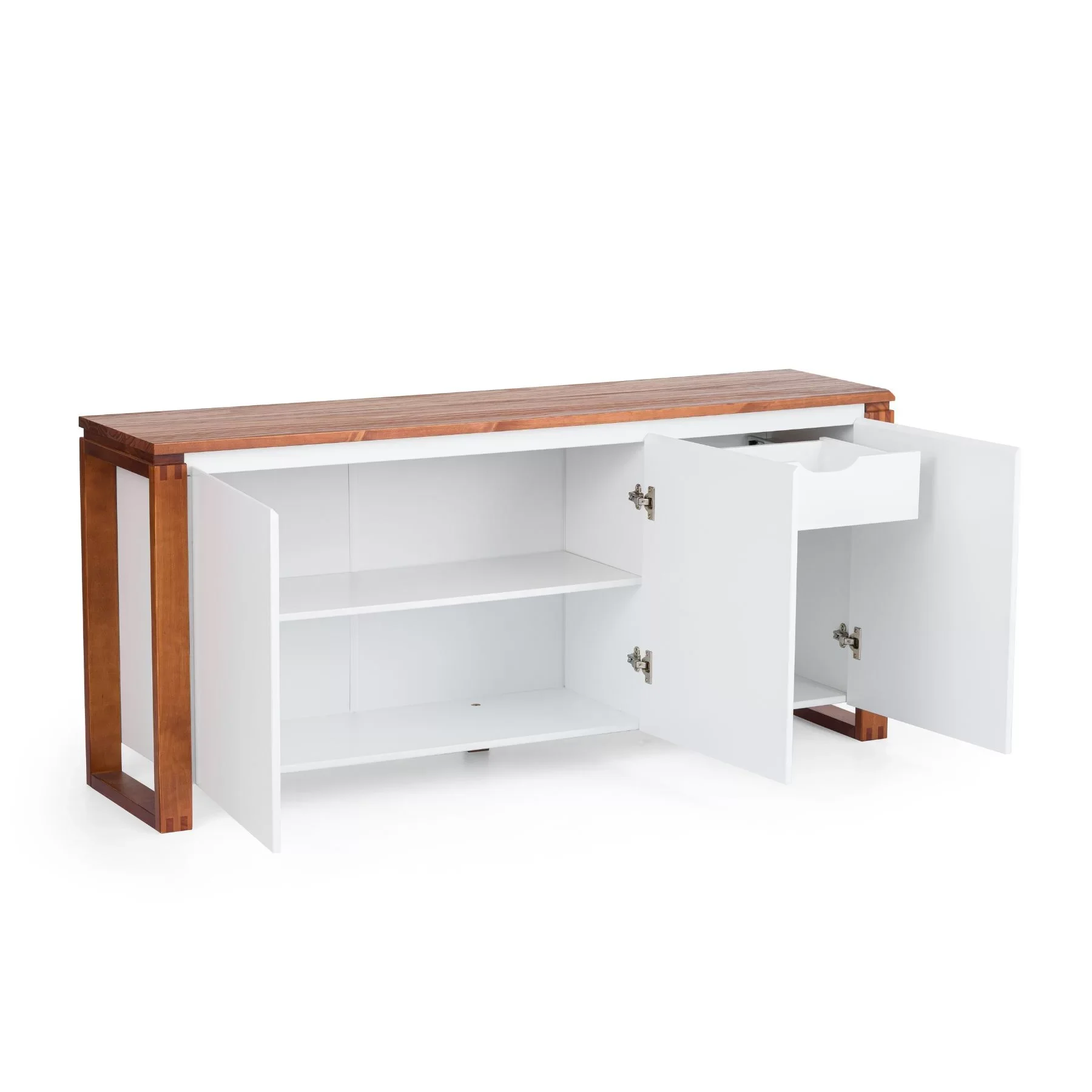 Buffet Aparador 3 Portas 1 Gaveta 140cm Craft  - 4