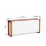 Buffet Aparador 3 Portas 1 Gaveta 140cm Craft  - 5