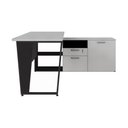 Ver imagem 6 de Escrivaninha com Balcão Lateral 170cm 1 Porta 2 Gavetas Flex Multimóveis CR25307