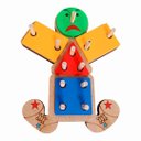 Ver imagem 6 de Palhaço Pedagógico Emoções Educativos Pedagógicos Brinquedos em Madeira Jogos Divertidos Socializaçã
