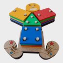 Ver imagem 1 de Palhaço Pedagógico Emoções Educativos Pedagógicos Brinquedos em Madeira Jogos Divertidos Socializaçã