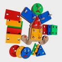 Ver imagem 2 de Palhaço Pedagógico Emoções Educativos Pedagógicos Brinquedos em Madeira Jogos Divertidos Socializaçã