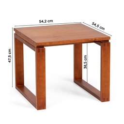 Mesa Lateral 55x55cm Craft Artemobili - 6
