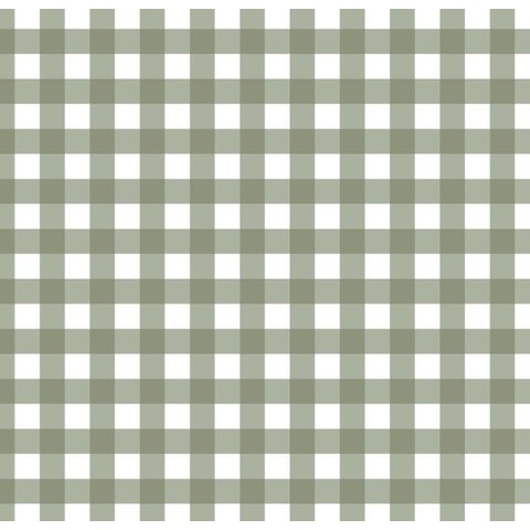 Papel de Parede Wiler Bambine - Xadrez Vichy Verde Ba0005
