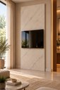 Ver mais imagens de Painel para TV até 75 Polegadas 180x90cm Marmorizado Moderno para Sala de Estar Yescasa