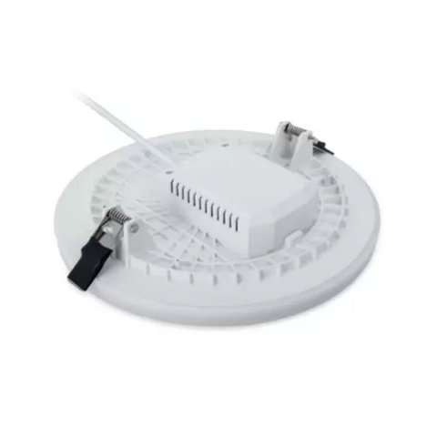 Luminária Plafon LED 24W Borda Infinita Redonda Luz Amarela Bivolt | Gaya
