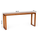 Ver imagem 4 de Aparador 160cm Craft Marrom/Garapa