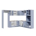 Ver imagem 7 de Cozinha Modulada 12 Pçs sem Tampo com Cristaleira e Kit Lat Marselha Cabecasa Madeiraoriginals