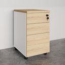 Ver imagem 6 de Gaveteiro Volante com Chave 36 cm X 45 cm com 2 Gavetas e 1 Pasta Suspensa F5 Office