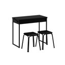 Ver imagem 6 de Mesa para Cozinha Dobrável 1590 C- 2 Banquetas Preto - Carraro