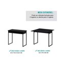 Ver imagem 5 de Mesa para Cozinha Dobrável 1590 C- 2 Banquetas Preto - Carraro