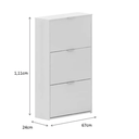 Ver imagem 4 de Sapateira Basculante Organizadora Multiuso Armário 3 Portas