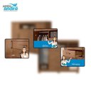 Ver imagem 7 de Guarda Roupa Casal com Cômoda Toledo 6 Portas de Bater 2 Gavetas MDP Jatobá Acetinado Santos Andir