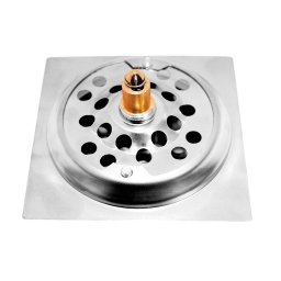 Ralo Click Quadrado 10 Cm Cromado - 5