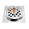 Ralo Click Quadrado 10 Cm Cromado - 5