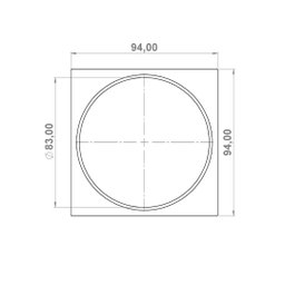 Ralo Click Quadrado 10 Cm Cromado - 8