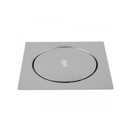 Ralo Click Quadrado 10 Cm Cromado - 6