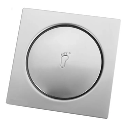 Ralo Click Quadrado 10 Cm Cromado - 3