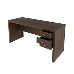 Mesa para Escritório 155cm com 3 Gavetas Reversível ME4113 - 6