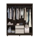 Ver imagem 2 de Guarda-Roupa Casal 6 Portas 2 Gavetas Flash Ii Demóbile