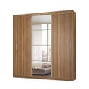 Ver imagem 5 de Guarda-Roupa Casal 3 Portas 2 Gavetas 5 Prateleiras 