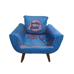 Capa Poltrona Opala:azul Claro