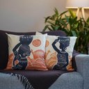 Ver imagem 2 de Kit com 2 Capas para Almofadas Decorativas Africanas