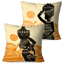 Ver imagem 1 de Kit com 2 Capas para Almofadas Decorativas Africanas