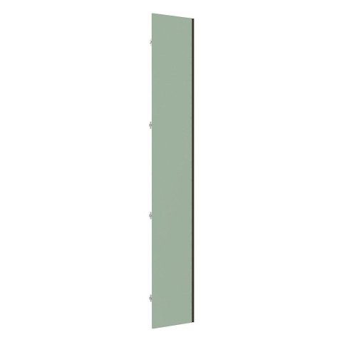Porta Closet Para Roupeiro De Canto Reto Inox Verde