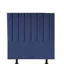 Ver imagem 1 de Cabeceira Estofada Casal 140CM Cora Suede Azul Marinho - D A DECOR D&A Decor