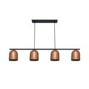 Ver imagem 1 de Lustre Pendente Taschibra Folk Metal E27 Bivolt Cobre