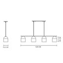 Ver imagem 3 de Lustre Pendente Taschibra Folk Metal E27 Bivolt Cobre