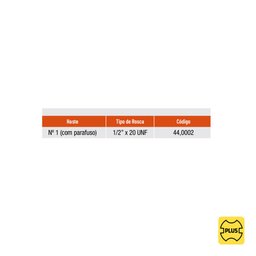 Haste Adaptadora com Encaixe Plus para Mandril - 1/2 X 20 Unf - 44,0002 - Rocast - 5