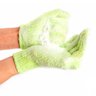Luva de Banho Corporal Esfoliante Kit 5 Pares Limpeza de Pele Chuveiro Banheira Perna Braço Pescoço  - 7