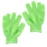 Luva de Banho Corporal Esfoliante Kit 5 Pares Limpeza de Pele Chuveiro Banheira Perna Braço Pescoço  - 2